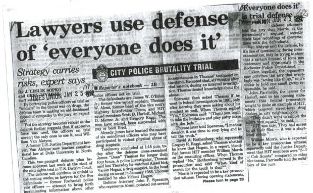 police brutality newspaper articles